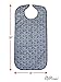 Priva Extra Long Paisley Waterproof Mealtime Protector Adult Bib 18
