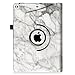 Fintie iPad 9.7 2018 2017 / iPad Air 2 / iPad Air Case - Multiple Angles Stand Smart Protective Cover with Auto Sleep Wake for iPad 9.7 inch (6th Gen, 5th Gen) / iPad Air 2 / iPad Air, Marble