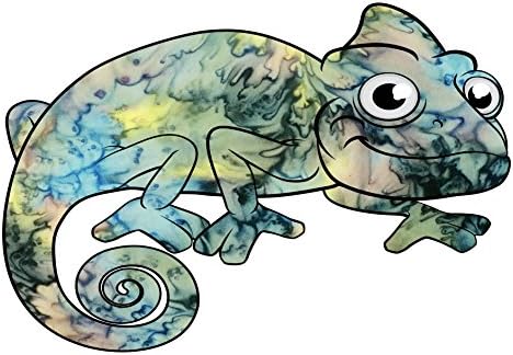 Vinyl Junkie Graphics Lizard Sticker (Green Tea)