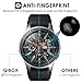 QIBOX [3 Pack] Galaxy Watch 5/Galaxy Watch 4 40mm Screen Protector with Tempered Glass, Hard PC Bumper Protective Case Face Cover Accessories Compatible with Samsung Galaxy Watch5 / Watch4