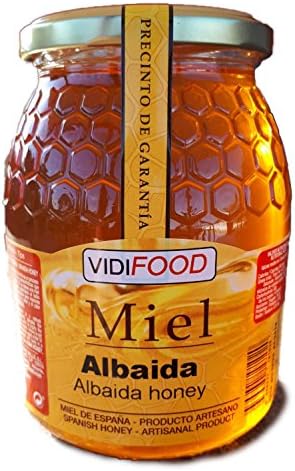 Albaida Raw Honey - 1kg - Origin from Spain - Finest Quality, Homemade & 100% Pure