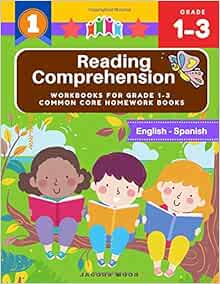 Reading Comprehension Workbooks for Grade 1-3 common core homework