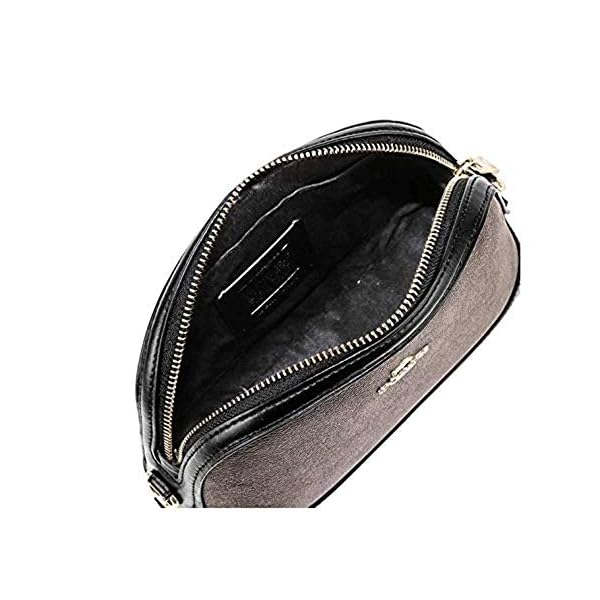 Coach Leather Dome Crossbody Handbag (IM/Brown/Black) Pretty Boots