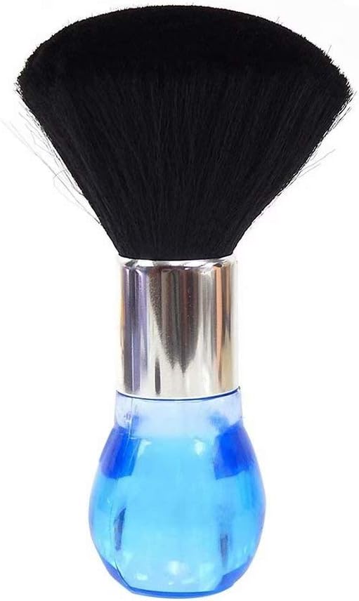JahyShow Best Neck Duster Brush for Salon Stylist Barber Hair Cutting Make Up Tool - Blue