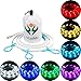Portable USB LED RGB Rope Lights,20 Color Options Strip Linear Lights Waterproof W/ Mini RGB Controller for outdoor Camping,Hiking,Cycling,Safety,Emergency,Back Lighting