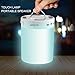 ACTOPP LED Bluetooth Speaker Touch Sensor Bedside Lamp Dimmable Warm Light 7 Colors Changing RGB Night Light DIY Alarm Clock FM Hands-free Timing Function Perfect for Men Women Kids Sleeping Aid