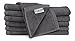 SALBAKOS - 100% Turkish Cotton Heirloom Quality Wash Cloth, Hand, Bath, Bath Sheet Towels and Bath Rugs & Mats (Light Gray, 12 Washcloths)