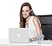 MOSISO Case Only Compatible with MacBook Pro Retina 13 inch (Models: A1502 & A1425) (Older Version Release 2015 - end 2012), Plastic Hard Shell Case & Keyboard Cover & Screen Protector, White