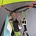 Nite Ize GearLine Hanging Organization System - Gear Ties for Camping, Hiking & Outdoor Activities - Webbing Line with S-Biner Clips & Bendable Gear Ties - Camping Gear Organization - Multicolor