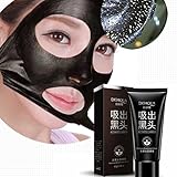 Blackhead Remover Mask, LandFox NEW Black Mud Deep Cleansing Pilaten Blackhead Remover Purifying Peel Face Mask
