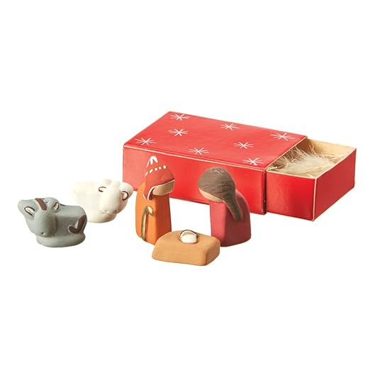 Mini Nativity Scene in a Box Amazon.co.uk Kitchen & Home