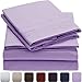 Mellanni Full Sheets Set - 4 PC Iconic Collection Bedding - Hotel Luxury, Extra Soft, Cooling Bed Sheets - Wrinkle, Fade, Stain Resistant (Full, Violet)