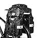 Rhinowalk Bike Pannier Bag Set for Bicycle Cargo Rack Saddle Bag Shoulder Bag Laptop Pannier Rack Bicycle Bag Professional Cycling Accessories 3 in 1-Black