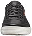 ECCO Men's Soft 7 Retro Fashion Sneaker, Black/Lion, 10-10.5