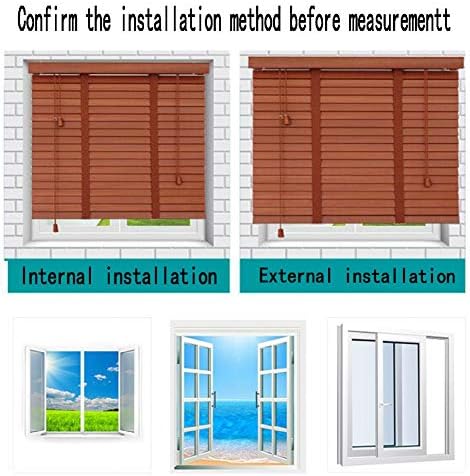 Chaxia ウィンドウブラインド カーテン ローマンブラインド バルコニー 耐湿性 丈夫 竹 カーテン 2色の選択 複数のサイズ Color B Size 1x180cm B07vbyfw1x 9 237円