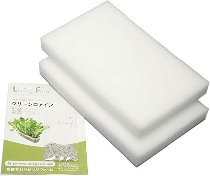 Amazon ベビーロメインレタス 種付き培地シートm ミニ水耕菜園キット 追加栽培用 リビングファーム 栽培キット 通販