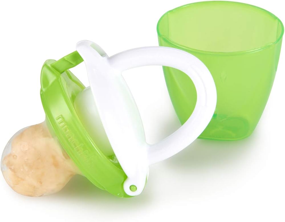 Munchkin Baby Food Feeder Silicone Pouch Self Feeding Assorted Colors