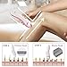 Ladies Electric Shaver, Morpilot Cordless Women's Electric Razor Facial Cleansing and Waterproof Body Leg Hair Trimmer Epilator, Wet/Dry Rechargeable Woman shaver + Manicure Set