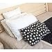 Rayroger Pom Pom Fringe Pillowcases, Washed Cotton Pillow Sham Fringe Rolls, Durable for Standard/Queen Size Ivory White (19x29inches)-Set of 2 (Queen Size)