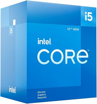 Intel Core i5-12400F 12th Gen Desktop Processor 6 Cores LGA1700 DDR4 DDR5