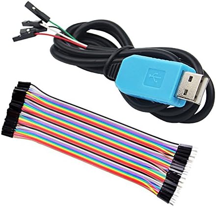 CHENBO PL2303TA USB TTL RS232 Convert Serial Cable for for Raspberry Pi USB Programming, Windows 8 Supported with Dupont Cable