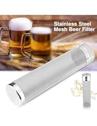 ProMaker Beer Dry Hopper Filter, Stainless Steel Hop Strainer Micron Mesh Beer Filter Cartridge (2.8 X 11.8 inch)