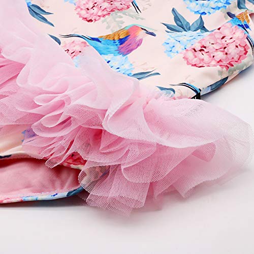 Baby Toddler Girl Swimsuit Unicorn Tutu Skirt Swimwear -One Piece Princess Swimwear Infant Bathing Suits for Girls Kids (Pink Tutu, 3-4T) - Thumbnail 2