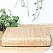 Eshow Japanese Tatami Cushion Floor Pillow Zafu Natural Seat Furniture Meditation Furniture Floor Mat Cushion Multi-functional Handmade Breathable Square,Beige
