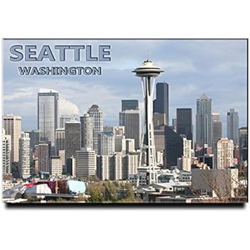 Seattle Fridge Magnet Washington Travel Souvenir