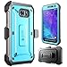 Galaxy S6 Active Case, SUPCASE Full-body Rugged Holster Case with Built-in Screen Protector for Samsung Galaxy S6 Active 2015 Release Will Not Fit Galaxy S6 Unicorn Beetle PRO Series - Retail Package (Blue/Black)