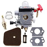 Hipa Carburetor with Primer Bulb Tune Up Kit for STIHL FS87 FS90 FS100 FS110 HL100 HL90 Trimmer