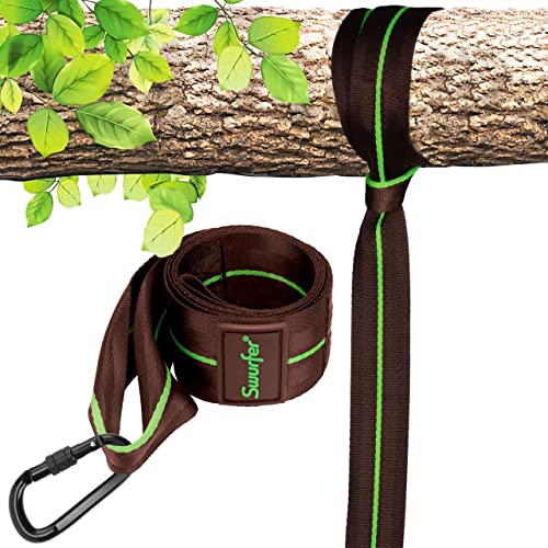 Swurfer Tree Swing Straps Hanging Kit Durable Weatherproof Tree Attachment Straps Hang Any