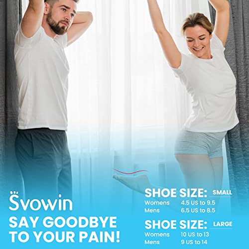 Svowin Plantar Fasciitis Relief Heel Cups Shoe Inserts for Heel Pain Strains Heel Pads for Heel Spurs tendonitis Heel Cushion Insoles for Women Kids (Small-1 Pair)