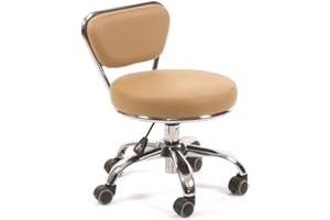 MAYAKOBA Nail Salon Pedicure Stool Pedicure Chair DAYTON CASHMERE Pneumatic, Adjustable 13" to 15", Rolling Salon Furniture & Equipment