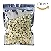 GooGou Resealable Zip Mylar Bag Food Storage Aluminum Foil Bags Smell Proof Pouches 100pcs (3.54x6.3 in)