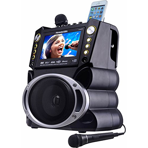Karaoke Usa Gf844 Bluetooth(r) Karaoke Machine 18.50in. x 13.60in. x 10.70in.