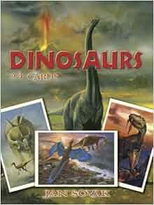 Dinosaurs 24 Cards Dover Postcards Jan Sovak