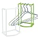 Standing Clothes Hanger Stacker Holder Drying Rack Caddy 2 pcs Premium Grade PP Tidier Laundry Room Closet Organizer Large Capacity Hold Up to 30 Plastic Material with Manual for Installation