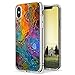 Croazhi iPhone X Case Ultra-Thin Back Case Marble Design Printed Clear Bumper TPU Anti-Scratch for Apple iPhone X/10 (8, iPhone X)