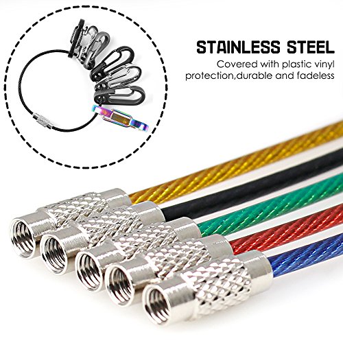 12 Carabiners And 12 Key Rings, Multi-Function Hooks, Mini Key Rings