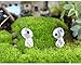 SUN-E 4 Pcs/lot Princess Mononoke Luminous Tree Elves Spirit Kodama Gardening Potted Decoration Micro Landscape Accessories