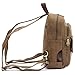 CLELO B495 Vintage Small Canvas Sling Rucksack Backpack Ipad Bag- Black
