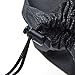 KLOUD City Black Non-Woven Shoe Bag/ Clothes case / Ditty Bag with Drawstring for Travel/Carrying (10 Black)