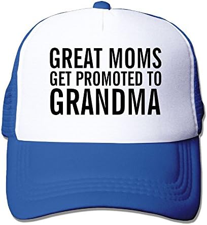 Sheng Men&amp;women Great Moms Get Promoted To GRANDMA Outdoor Hip Hop Running Cotton Mesh Caps Hats Adjustable