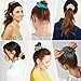 52 Pcs Velvet Hair Scrunchies Hair Bands for Women or Girls,Elastic Soft Ponytail Holder Hair Ties for Birthday, Party, Thanksgiving, Christmas