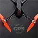 Force1 GPS Drones with Camera - F200SE Shadow Hex GPS Follow Me Drone, 1080p HD WiFi Camera Drone, FPV Drone, Long Range Drone w/VR Capability