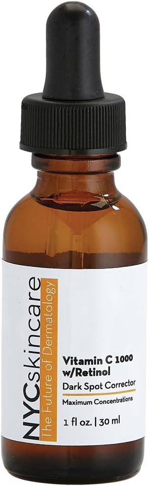 Vitamin C w/ Retinol Dark Spot Corrector Serum w/ Hyaluronic Acid for Face | Helps Fade Appearance of Pigmentation & Dark Spots & Smooth Appearance of Fine Lines |1 fl oz