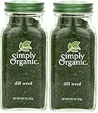 Simply Organic Dill Weed Cut & Sifted Certified Organic, 0.81-Ounce Container
