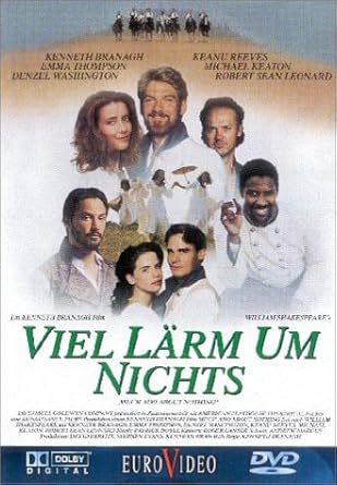 Viel Larm Um Nichts Amazon De Emma Thompson Richard Briers Kate Beckinsale Robert Sean Leonard Denzel Washington Keanu Reeves Michael Keaton William Shakespeare Patrick Doyle Emma Thompson Richard Briers Stephen Evans Roger Lanser