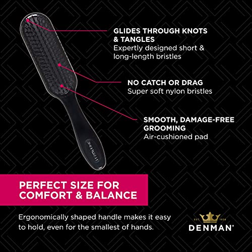Denman Detangling Hair Brush, Tangle Tamer, D90 Hair Straightener with